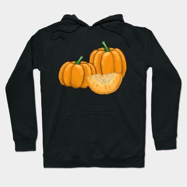 Vintage halloween pumpkins Hoodie by AnnaEleCreate